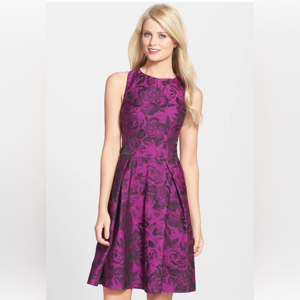Betsey Johnson Women’s Purple Rose Party Dress Size 4